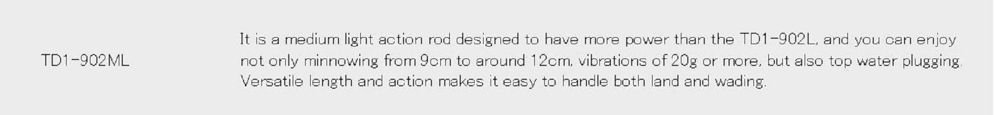 Major Craft 1G Tidrift Series Spinning Rod TD1-902ML (6069)