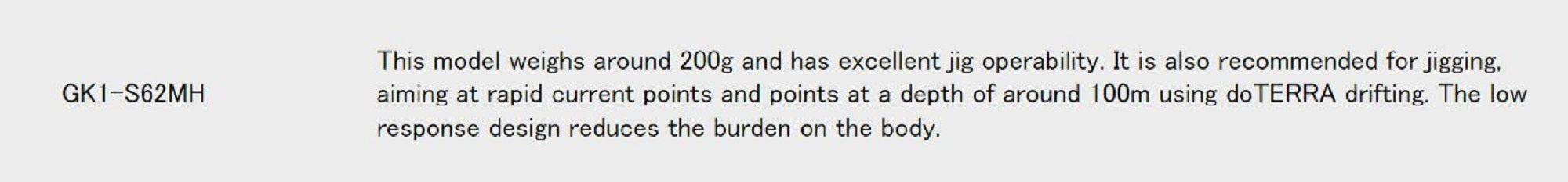 Major Craft 1G Giant Killing Series Spinning Rod GK1-S62MH (6663)