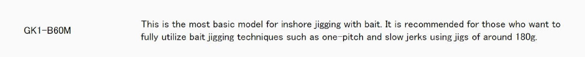 Major Craft 1G Giant Killing Series Baitcast Rod GK1-B60M (6694)