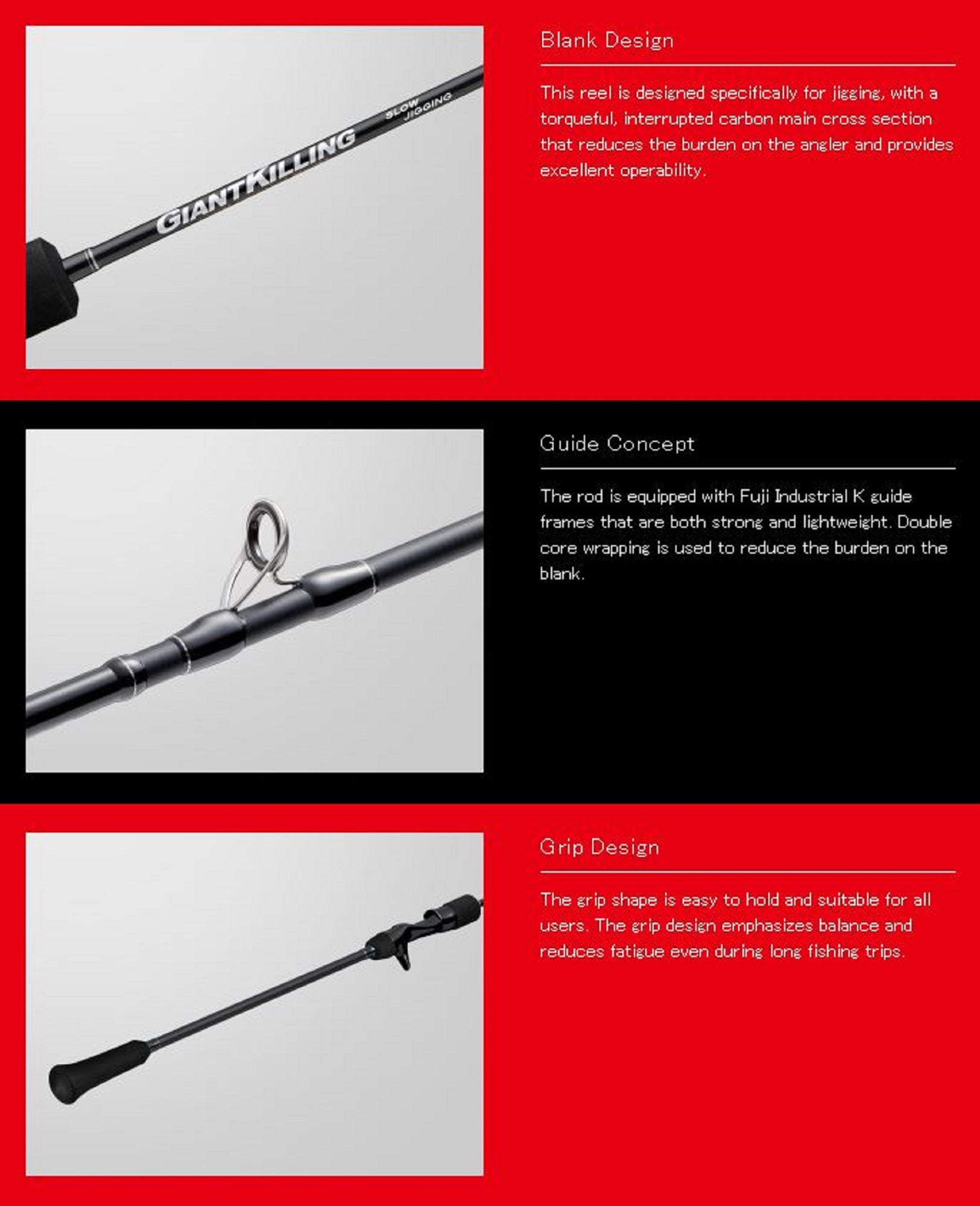 Major Craft 1G Giant Killing Series Baitcast Rod GK1SJ-B60/3 (6960)