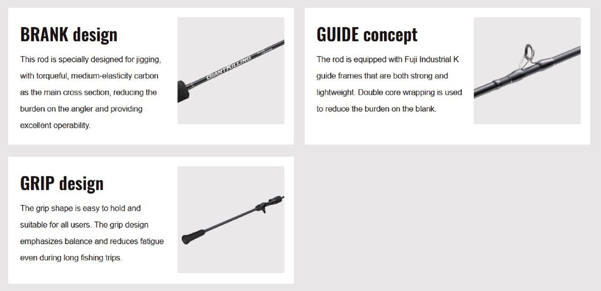 Major Craft 1G Giant Killing Series Baitcast Rod GK1BJ-B60/5 (6984)