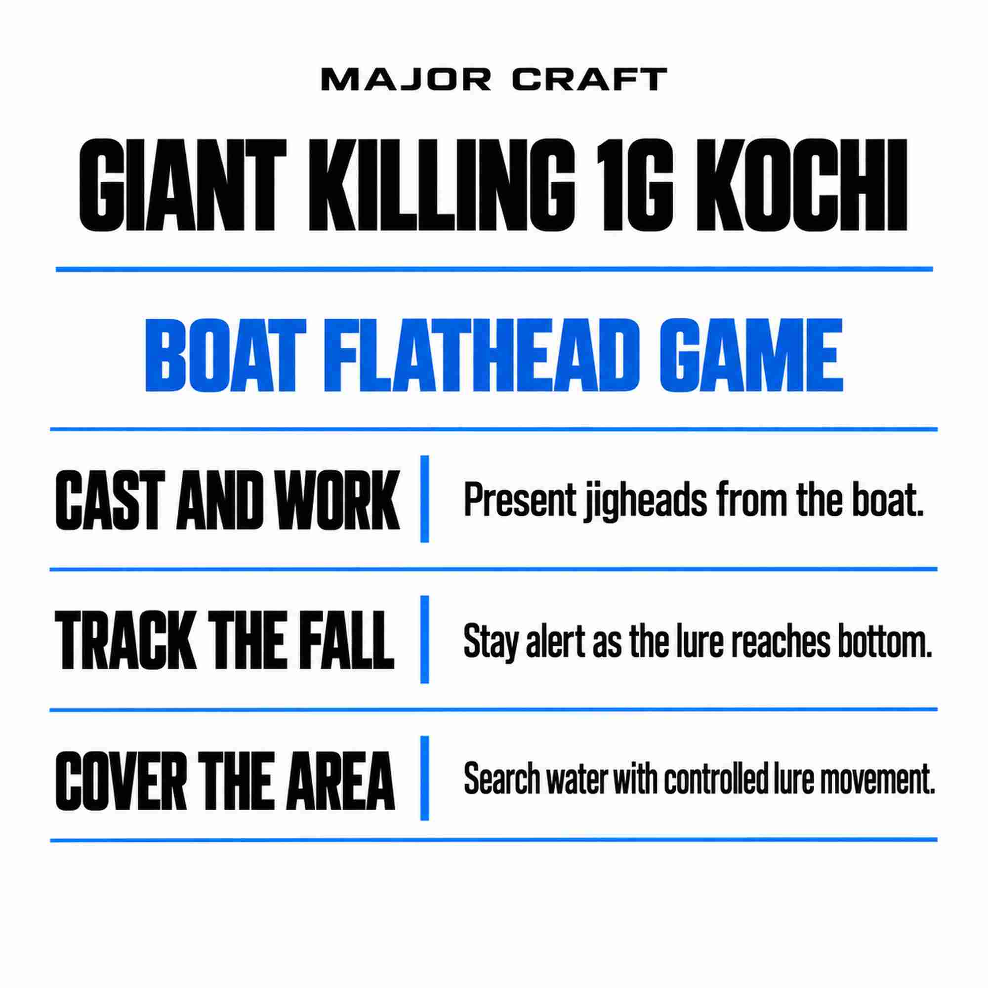 Major Craft 1G Giant Killing Series Spinning Rod GK1C-722MH/KOCHI (7141)