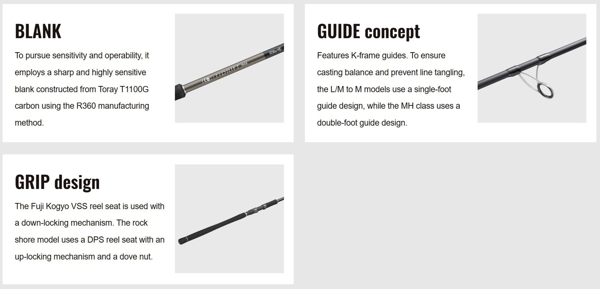 Major Craft 3G Tide Drift Series Spinning Rod TD3-1102MH (7431)