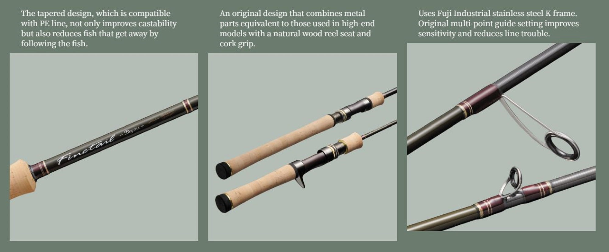 Major Craft Fine Tail Begins Series Baitcast Rod FFB 462UL (7868)