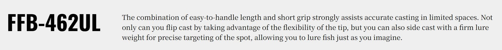 Major Craft Fine Tail Begins Series Baitcast Rod FFB 462UL (7868)