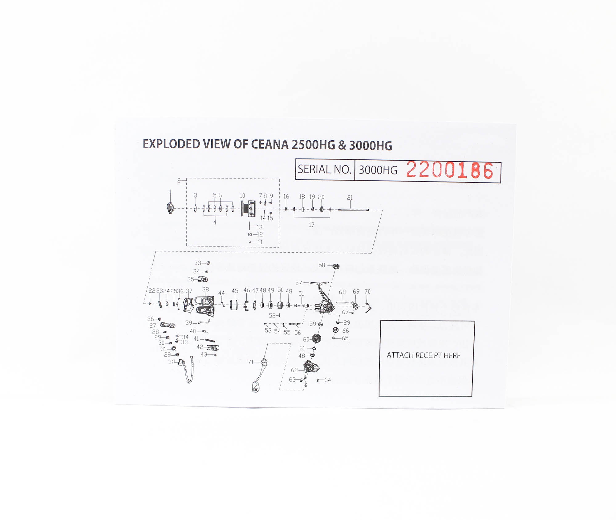 Major Craft Reel Spinning Ceana CNS 3000HG (8049)