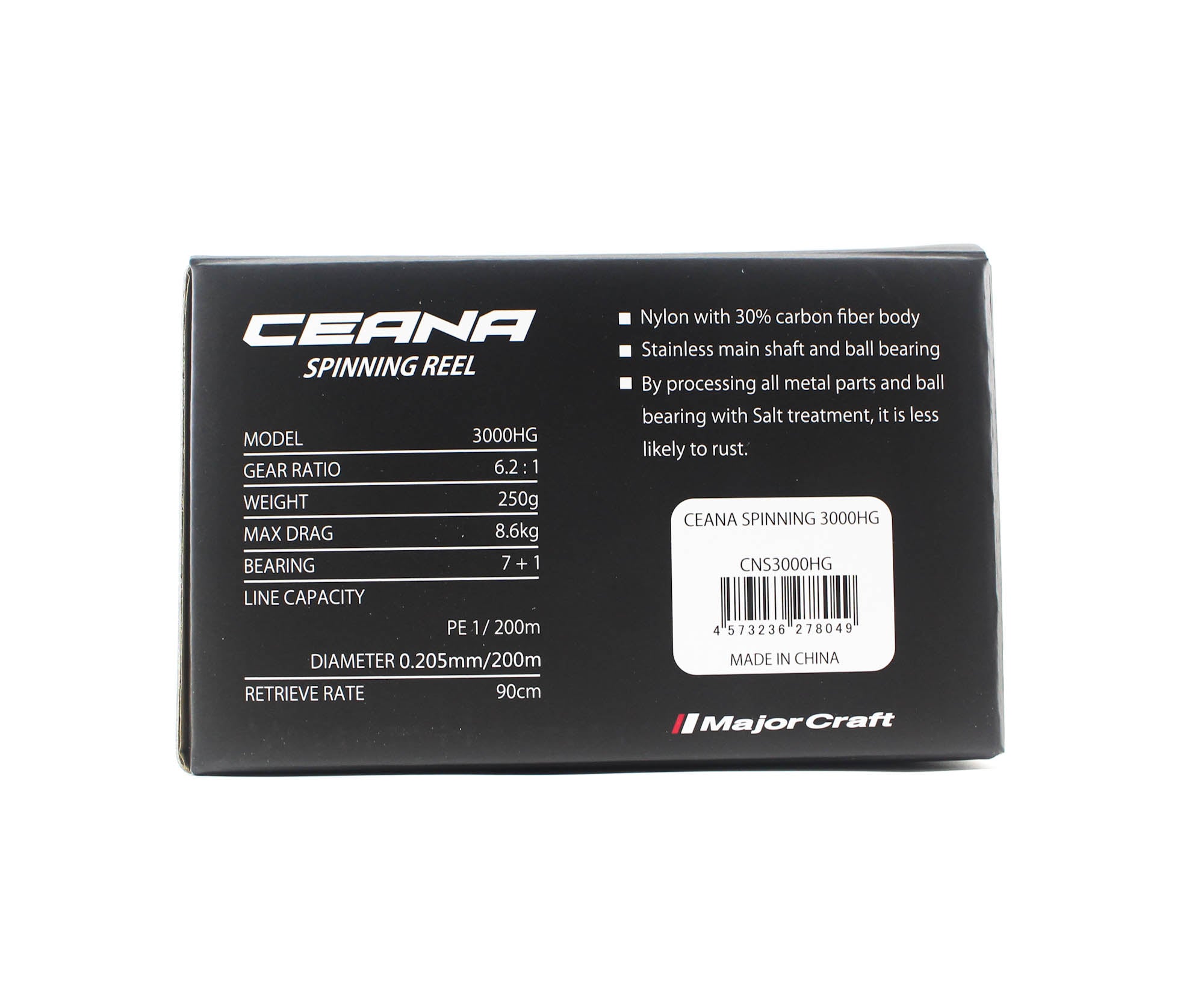 Major Craft Reel Spinning Ceana CNS 3000HG (8049)