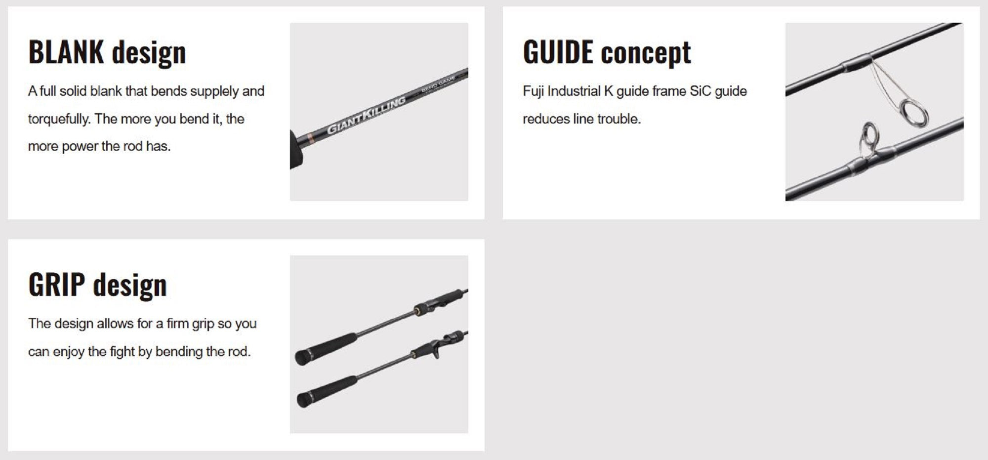 Major Craft Giant Killing Bent Game Series Baitcast GKBGLJ-B64L (8452)