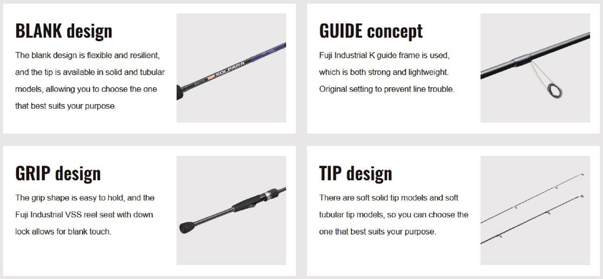 Major Craft Solpara Series Spinning Rod SPRF S732L (8520)