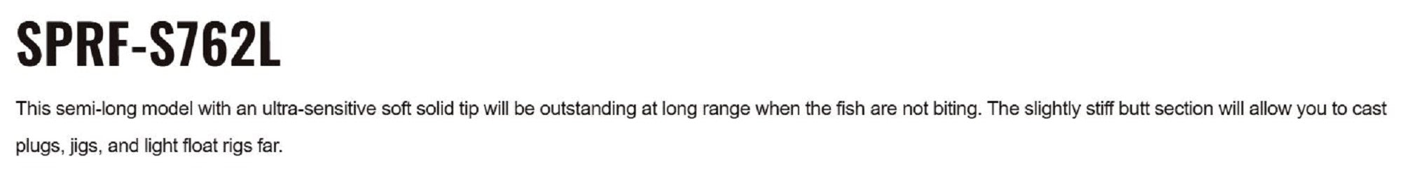 Major Craft Solpara Series Spinning Rod SPRF S762L (8537)