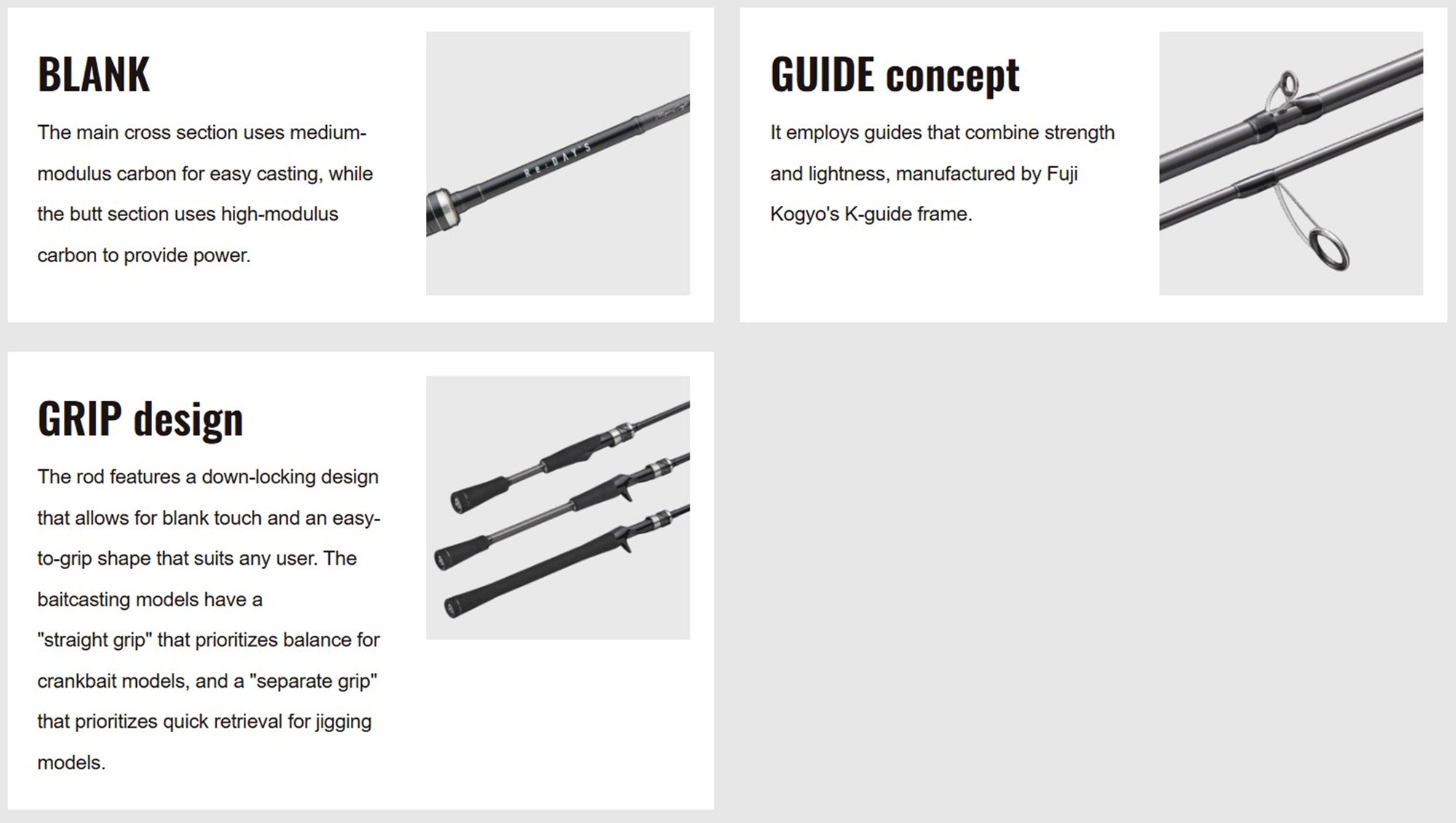 Major Craft RE Days Series Baitcast Rod RDC-672MH (9152)