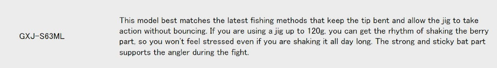 Major Craft Giant Killing Series Spinning Rod GXJ S63 ML (0035)