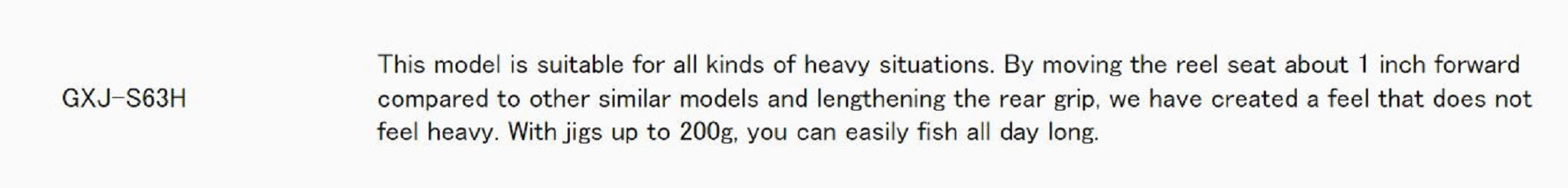 Major Craft Giant Killing Series Spinning Rod GXJ S63 H (0066)