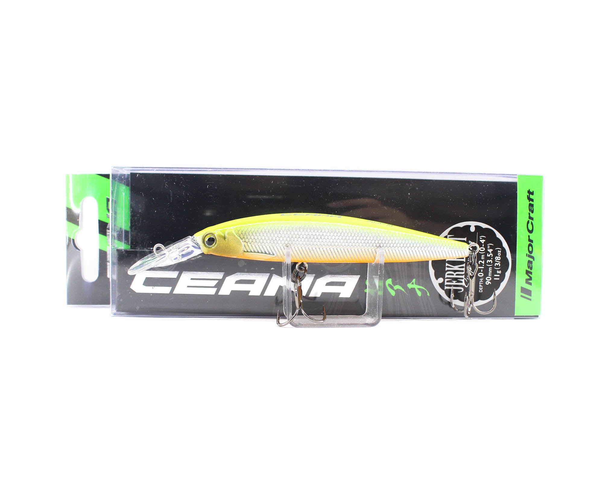 Major Craft CJK-90SPM Jerkbait Mid Suspend Lure 0-1.2m 11g 012 (1215)