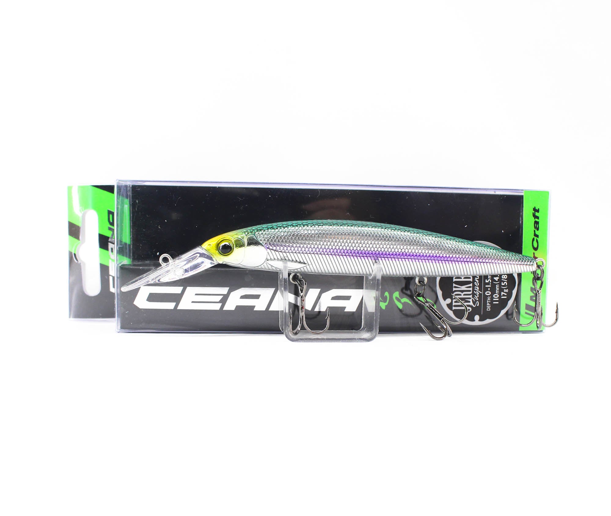 Major Craft CJK-110SPM Jerkbait Mid Suspend Lure 0-1.5m 17g 001 (1420)
