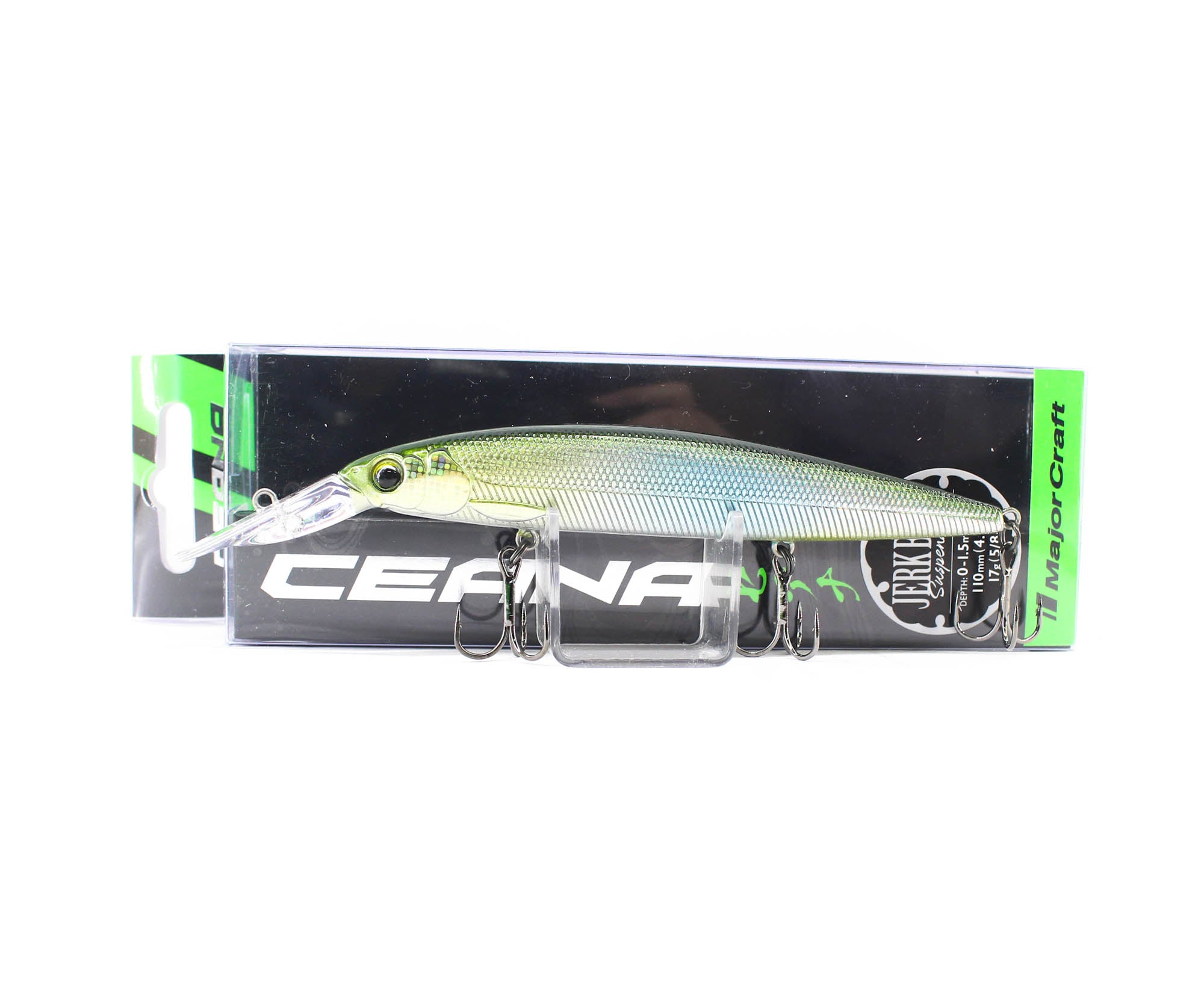 Major Craft CJK-110SPM Jerkbait Mid Suspend Lure 0-1.5m 17g 002 (1437)