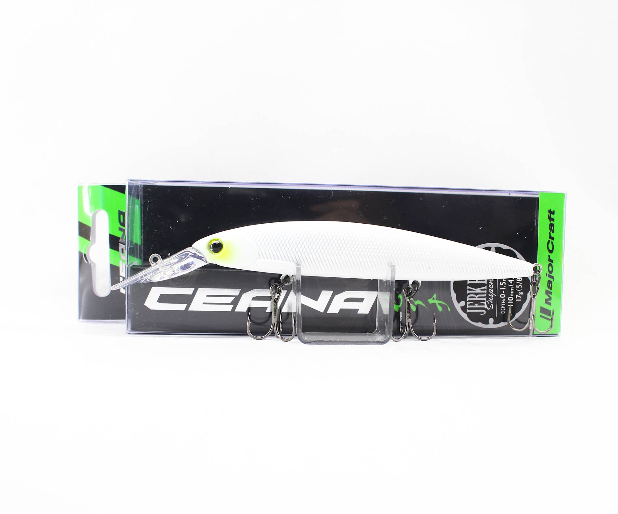Major Craft CJK-110SPM Jerkbait Mid Suspend Lure 0-1.5m 17g 004 (1444)