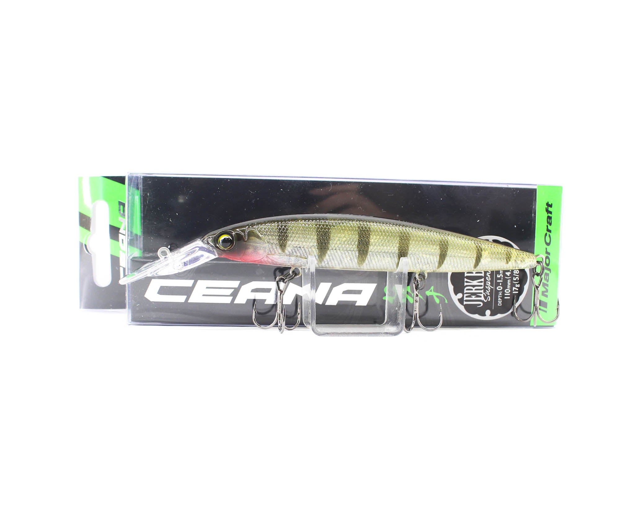 Major Craft CJK-110SPM Jerkbait Mid Suspend Lure 0-1.5m 17g 010 (1475)