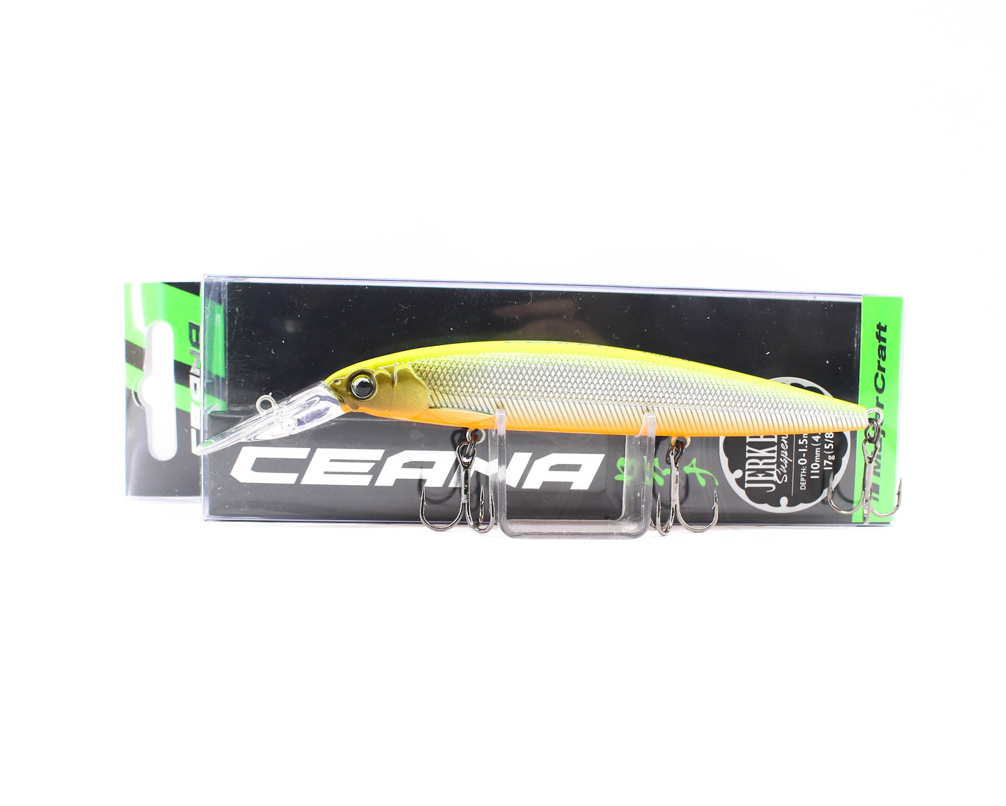 Major Craft CJK-110SPM Jerkbait Mid Suspend Lure 0-1.5m 17g 012 (1499)