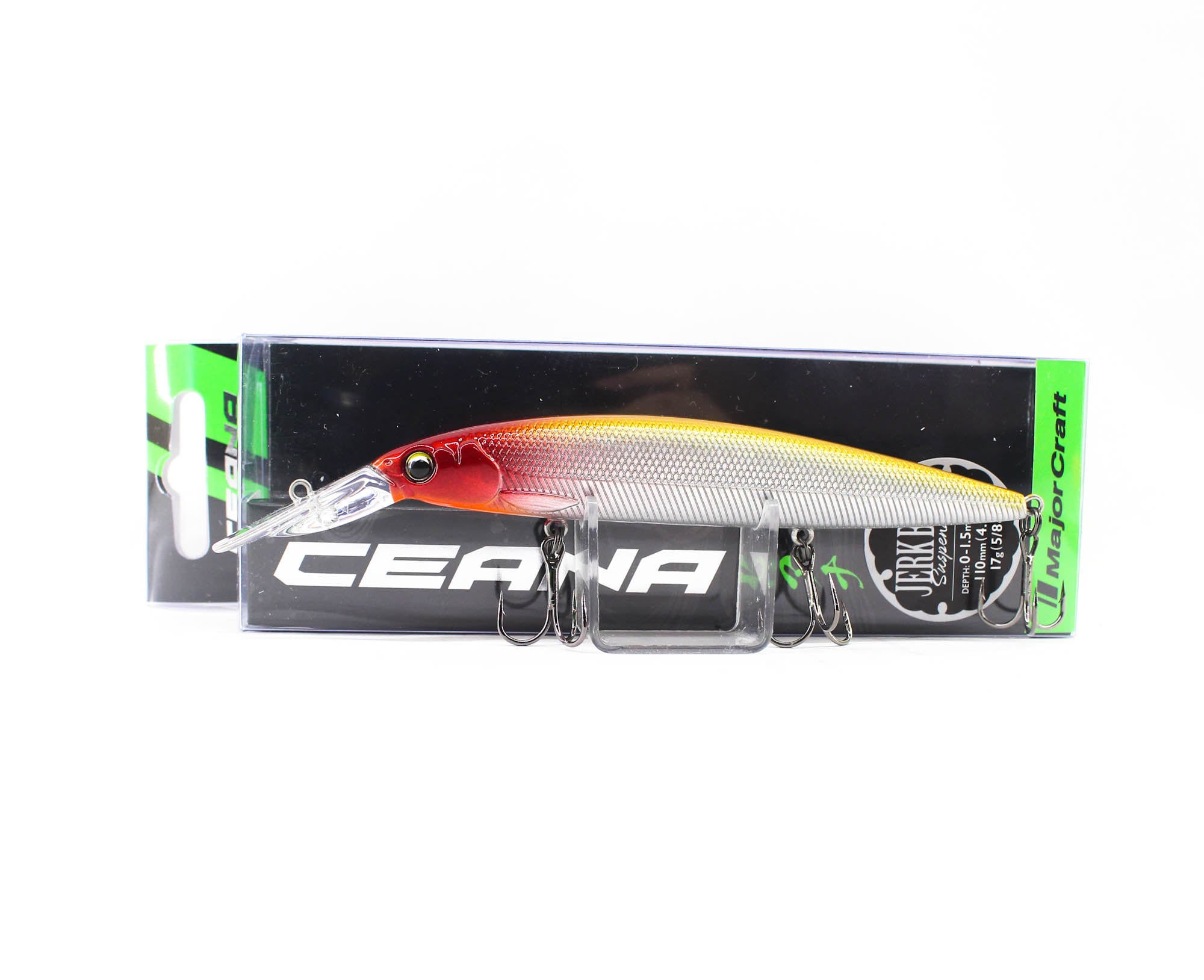 Major Craft CJK-110SPM Jerkbait Mid Suspend Lure 0-1.5m 17g 013 (1505)
