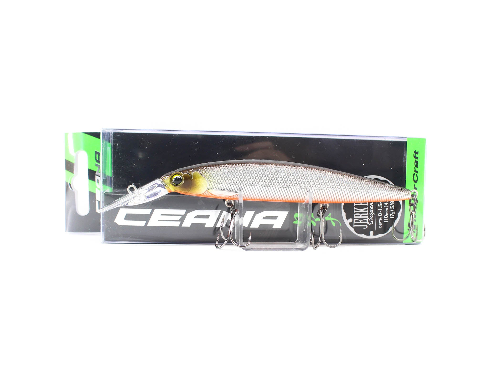 Major Craft CJK-110SPM Jerkbait Mid Suspend Lure 0-1.5m 17g 014 (1512)