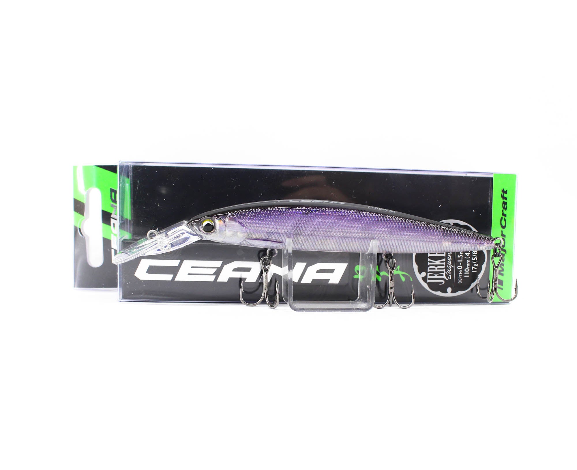 Major Craft CJK-110SPM Jerkbait Mid Suspend Lure 0-1.5m 17g 015 (1529)