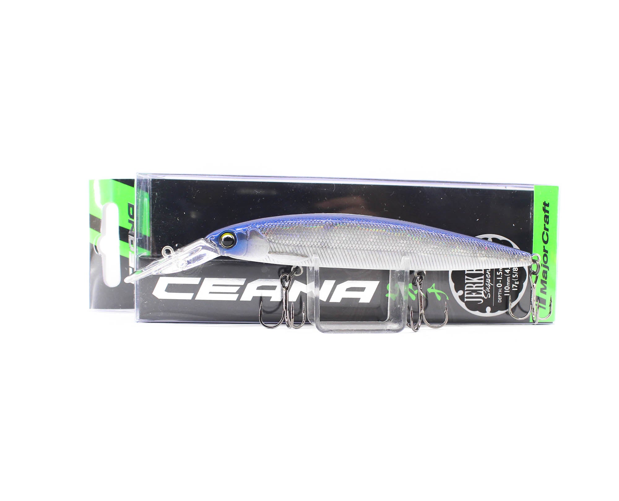Major Craft CJK-110SPM Jerkbait Mid Suspend Lure 0-1.5m 17g 017 (1543)