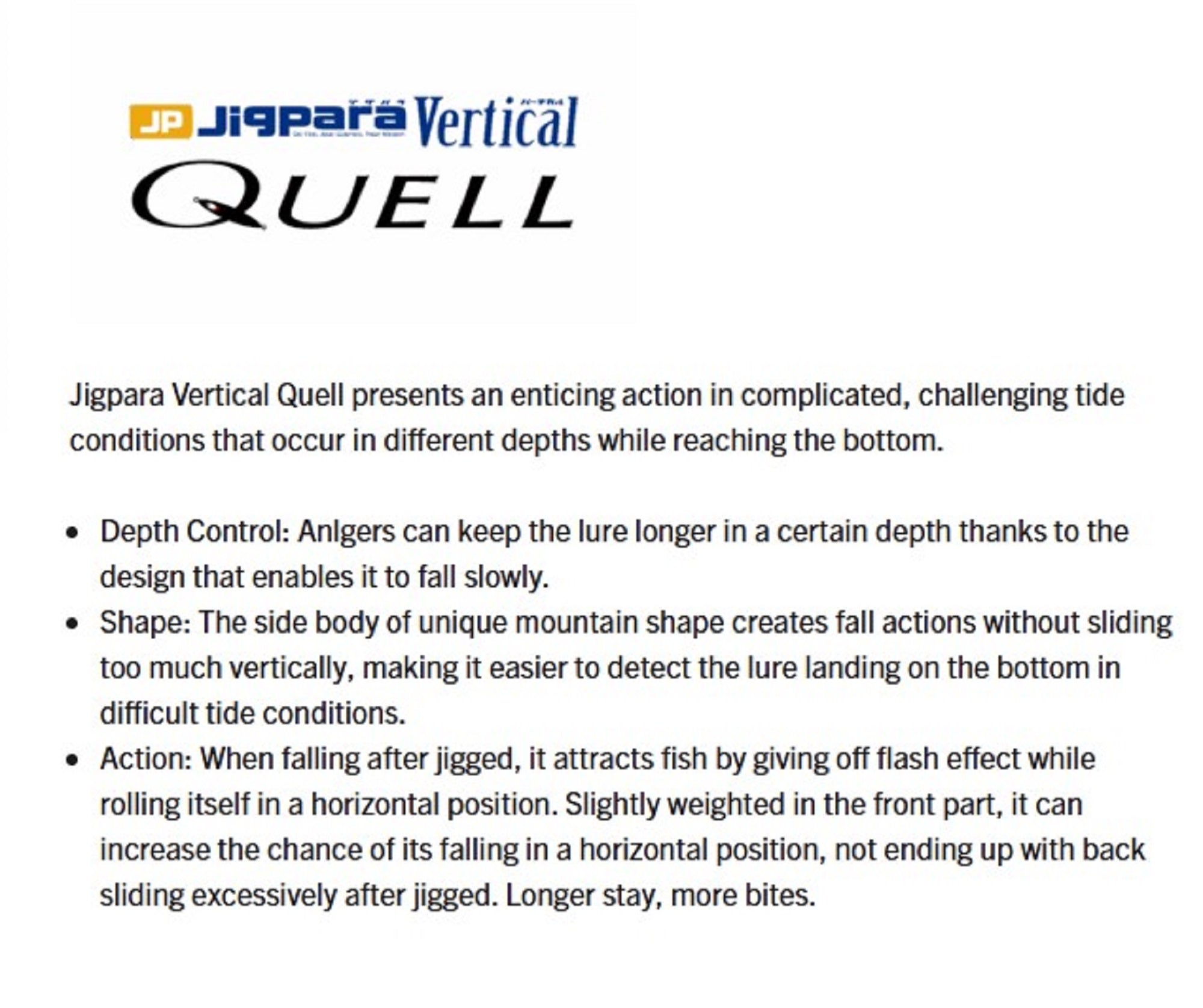 Major Craft Metal Jig Jigpara Vertical Quell JPVQ-200 grams 006 (1805)