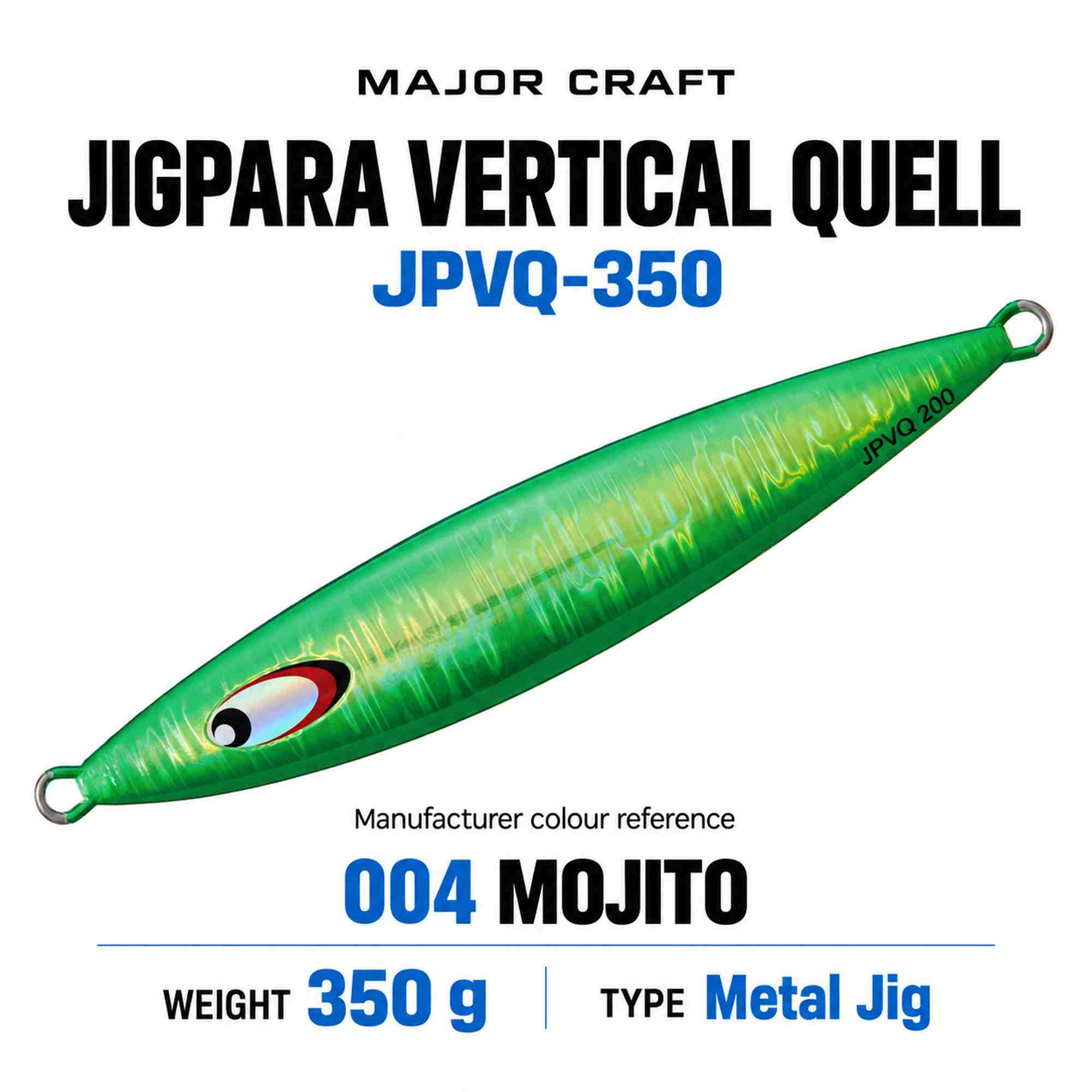 Major Craft Metal Jig Jigpara Vertical Quell JPVQ-350 grams 004 (2086)