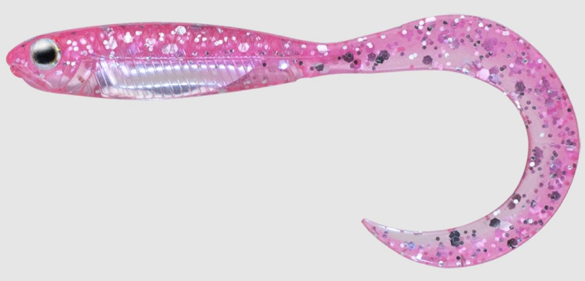 Fish Arrow Soft Lure Flash J Curly SW 2 Inch 5 Piece per pack #117 (2589)