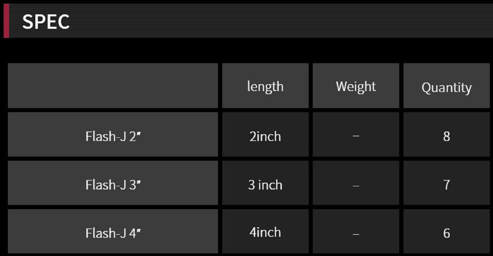 Fish Arrow Soft Lure Flash J 3 Inch 7 Piece per pack #43 (5818)