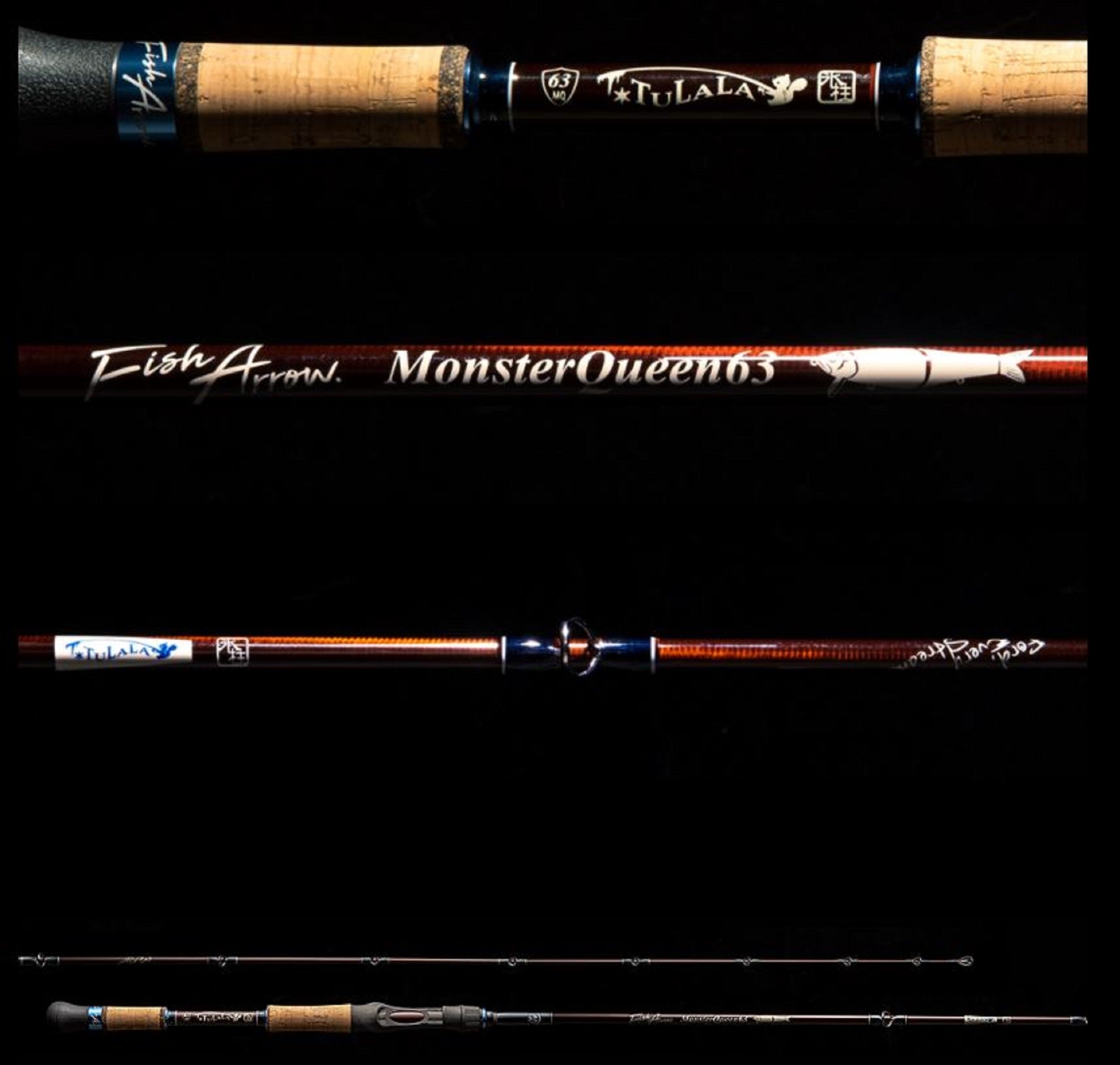 Tulala x Fish Arrow Rod Baitcast Monster Queen 63 (5849)