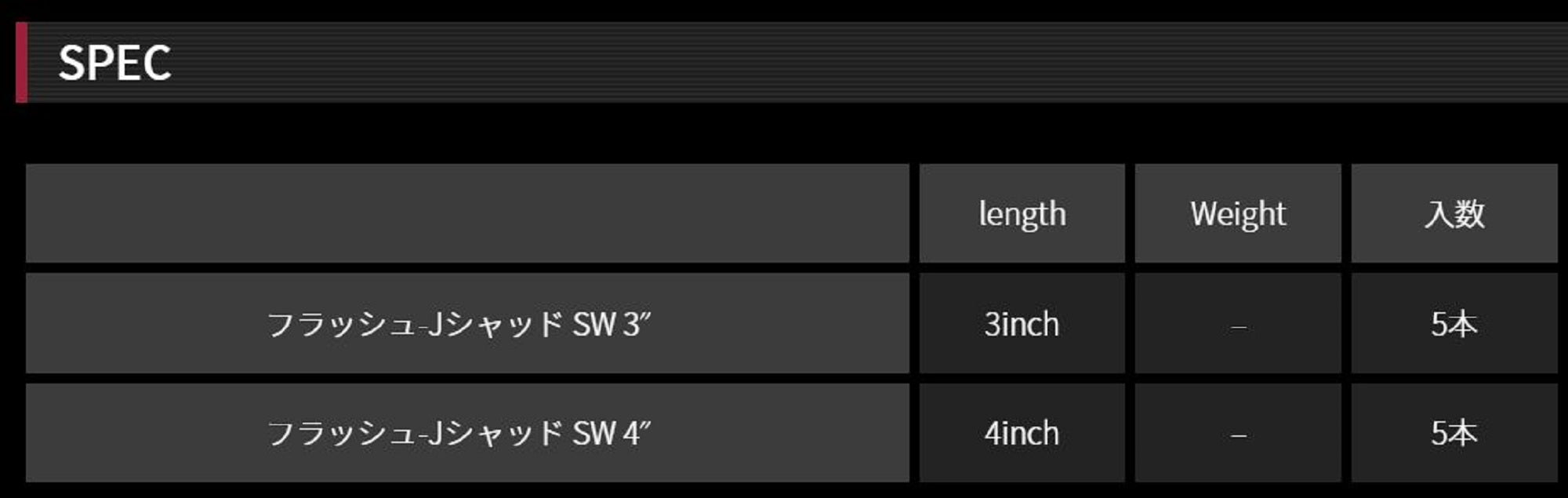 Fish Arrow Soft Lure Flash J Shad SW 4 Inch 5 Piece per pack #109 (8499)