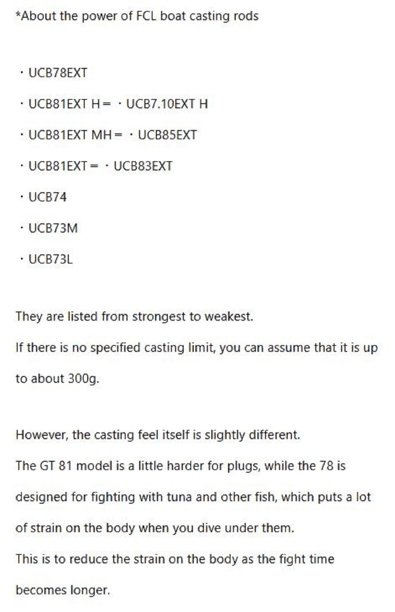 FCL Labo Rod Spinning UCB 81EXT MH (4350)