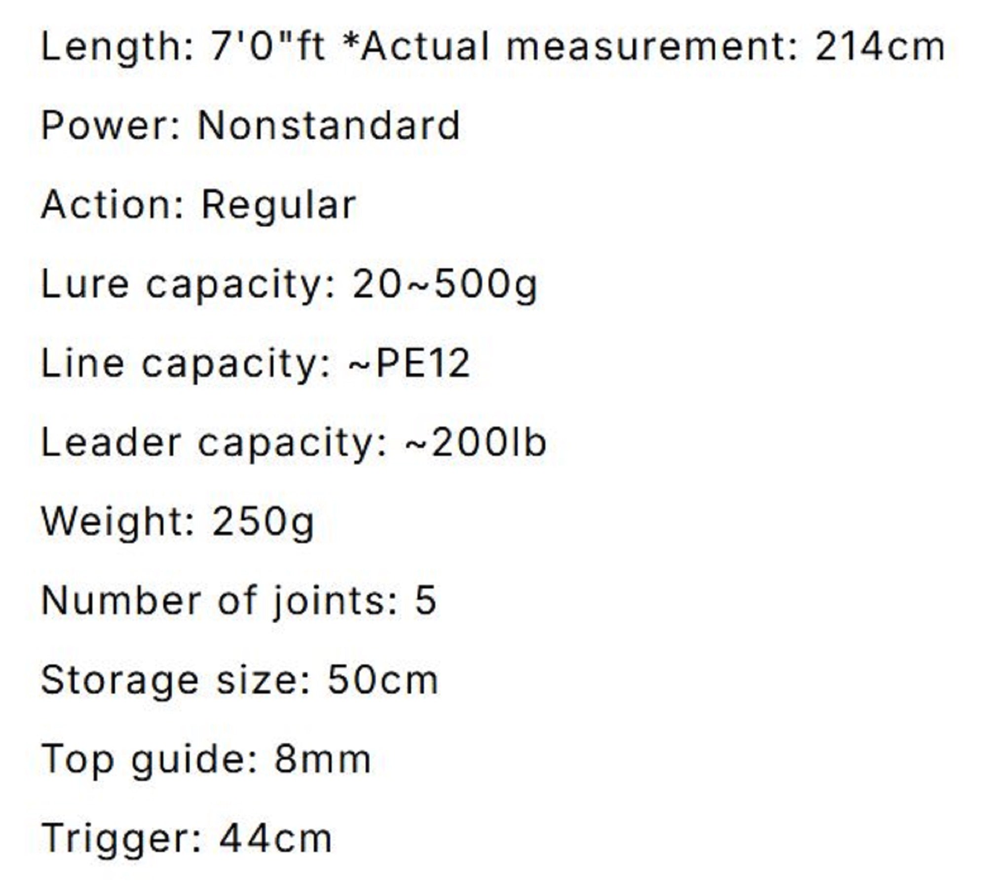 Monster Kiss Rod Baitcast Dear Monster MX-Infinity 5pc Travel Rod (0031)