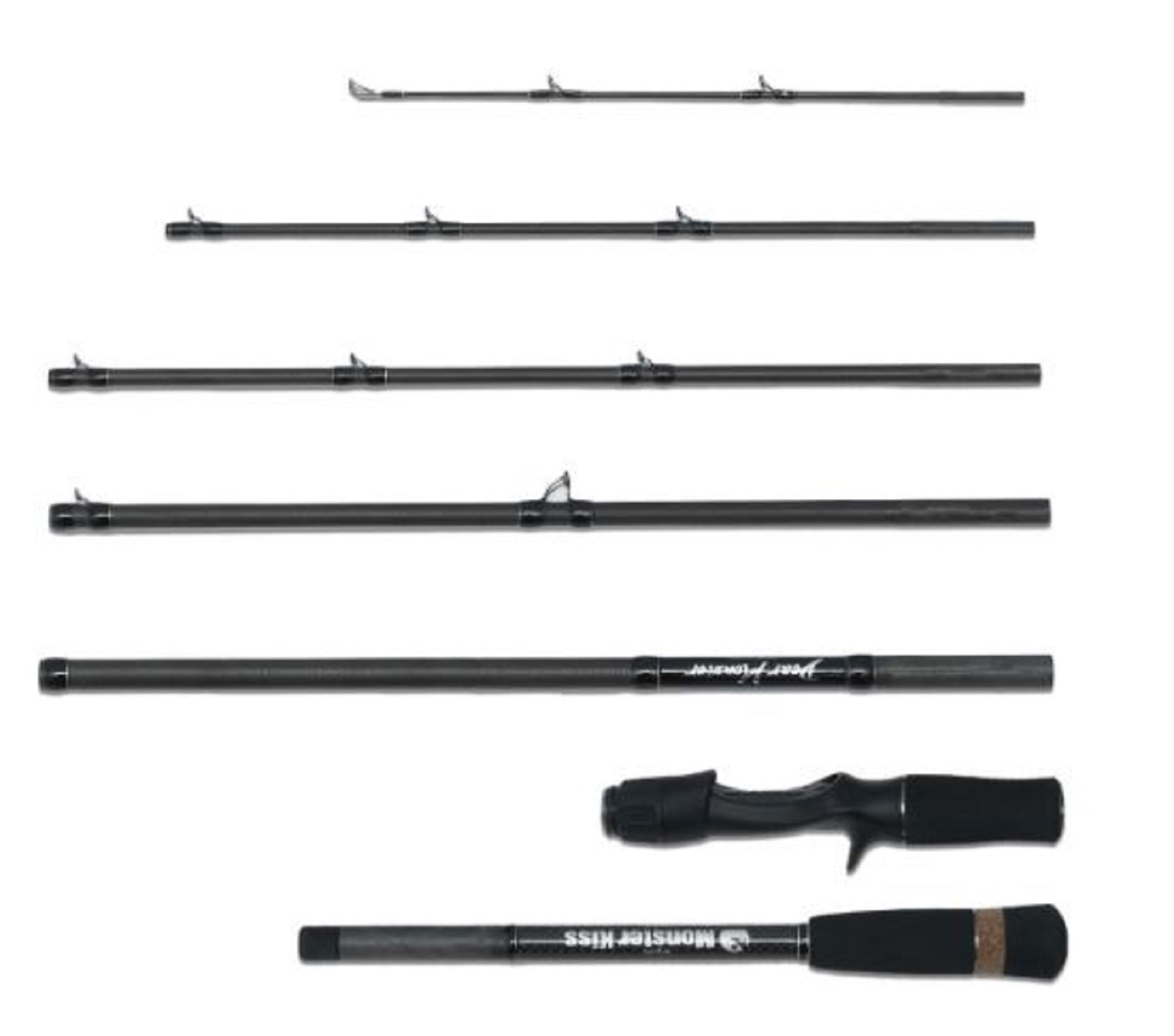 Monster Kiss Rod Baitcast Dear Monster MZ-7 7 Piece Travel Rod (0697)