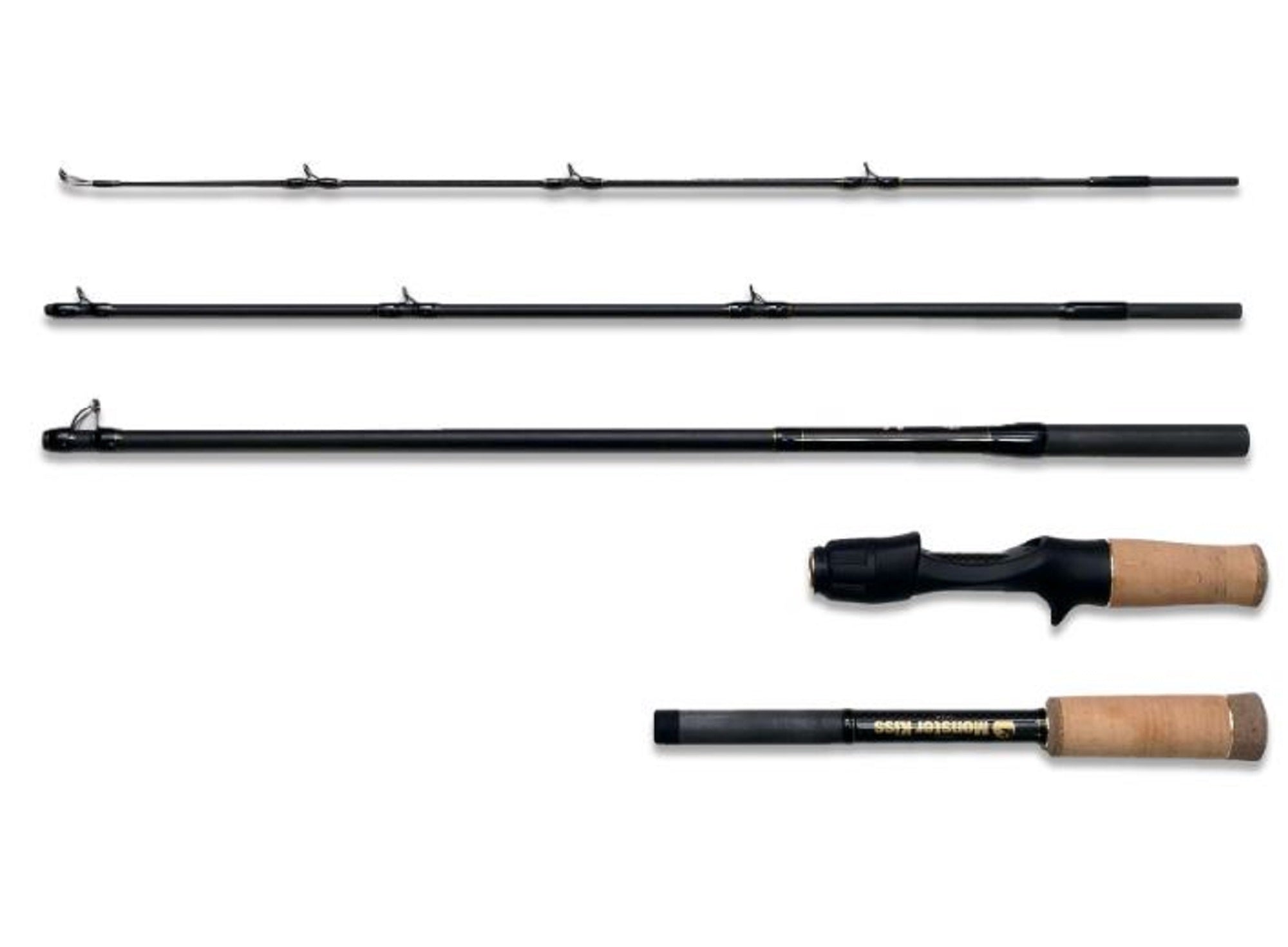 Monster Kiss Rod Baitcast Dear Monster MX-55 5 Piece Travel Rod (2196)