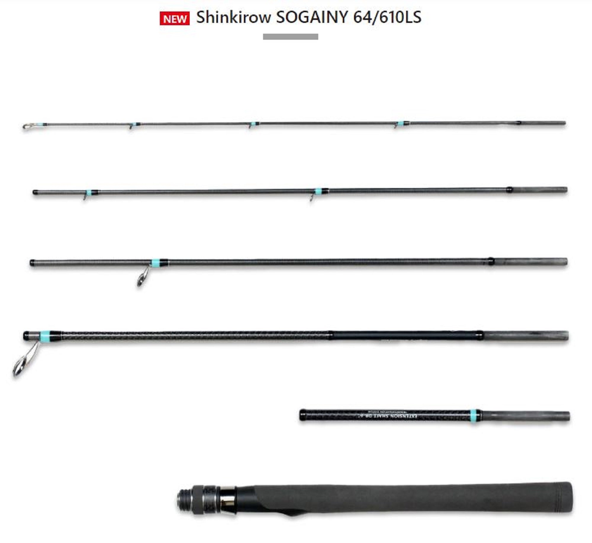 Monster Kiss Rod Spinning Shinkirow Sogainy 64/610 LS 6 Piece (2264)