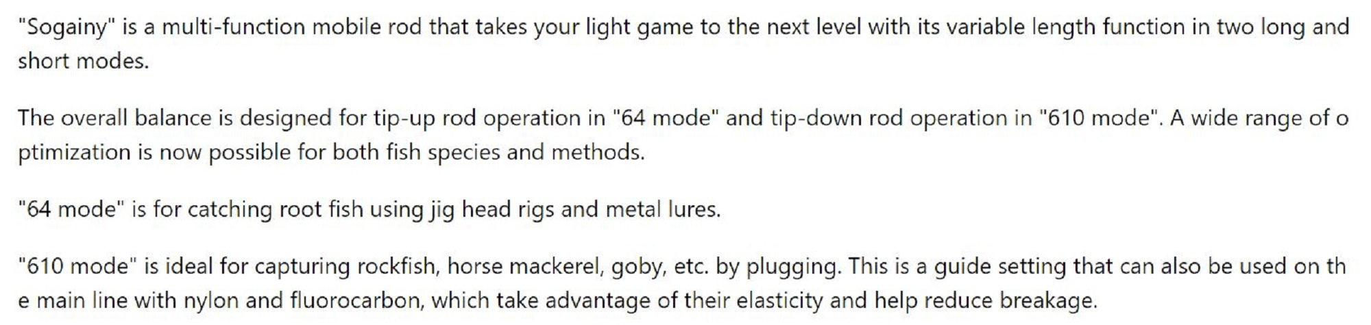 Monster Kiss Rod Spinning Shinkirow Sogainy 64/610 LS 6 Piece (2264)