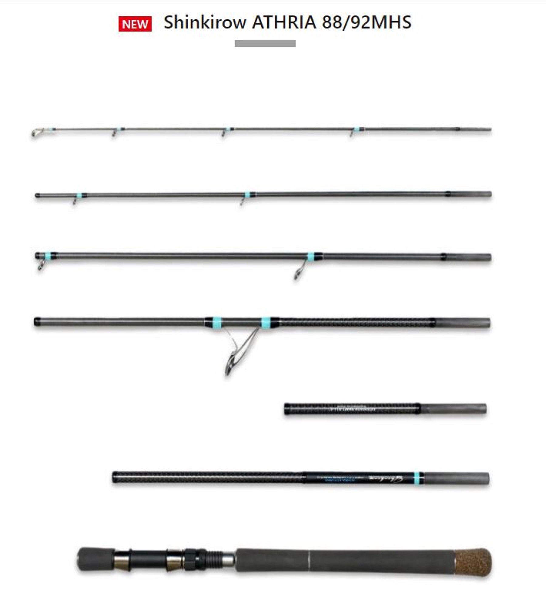 Monster Kiss Rod Spinning Shinkirow Aithria 88/92 MHS 7 Piece (2288)