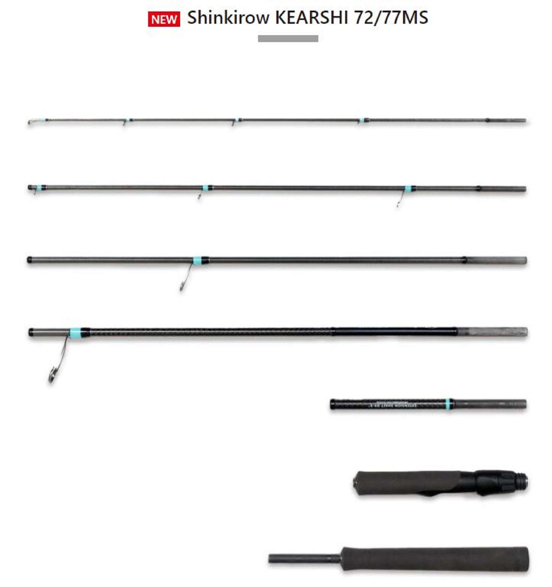 Monster Kiss Rod Spinning Shinkirow Kearshi 72/77 MS 7 Piece (2325)