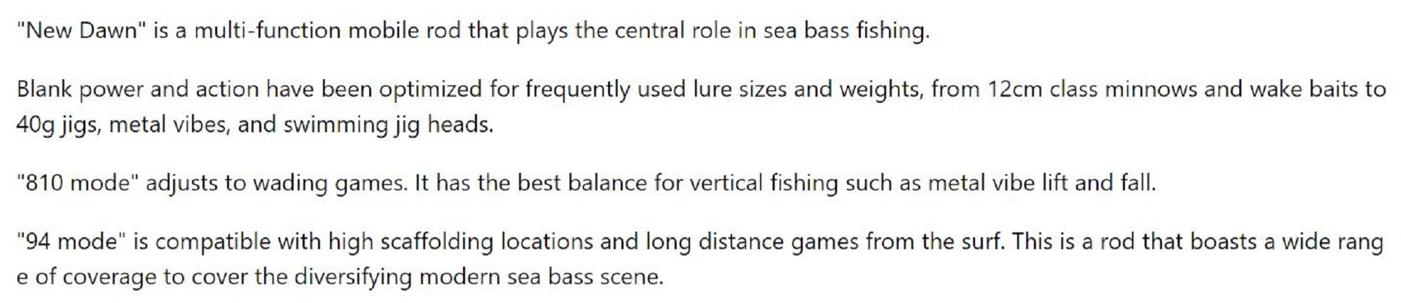 Monster Kiss Rod Spinning Shinkirow New Dawn 810/94 MS 7 Piece (2332)