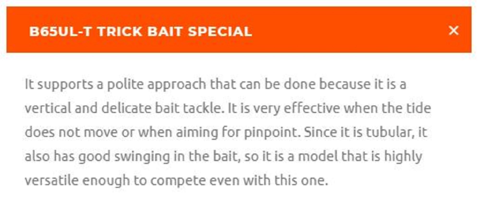 Xesta Rod Baitcast Scramble Super Light Jigging B65UL-T Trick Bait (5755)