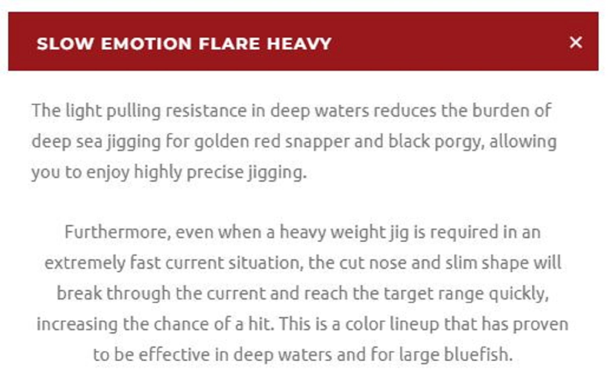 Xesta Metal Jig Slow Emotion Flare 600 grams RGDZL (5908)