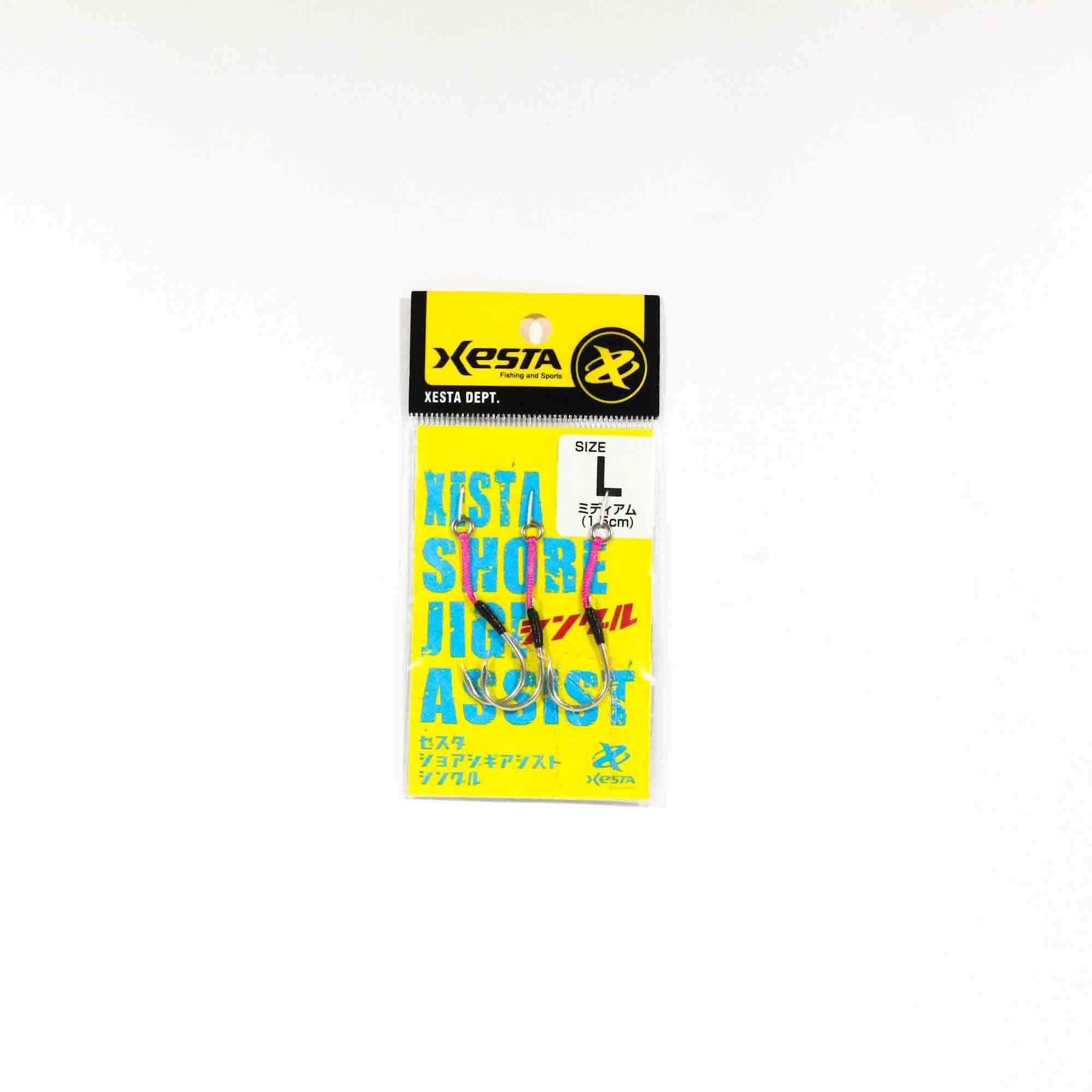 Xesta Shore Jigging Assist Single Hook 1.5 cm , L (1/0) (8114)