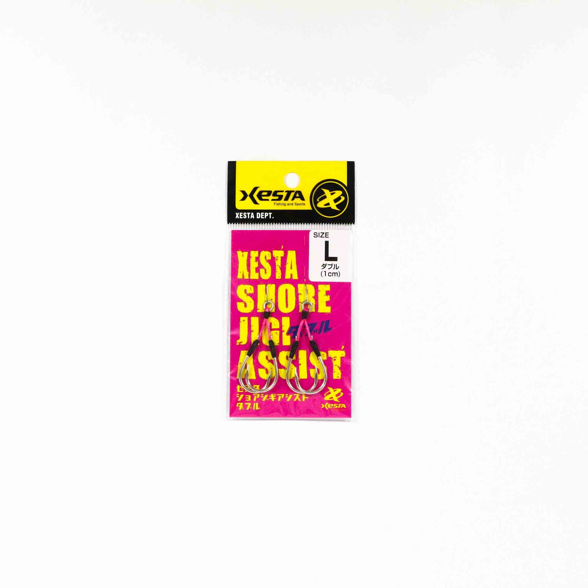 Xesta Shore Jigging Assist Double Hooks Size L (1/0) (8176)