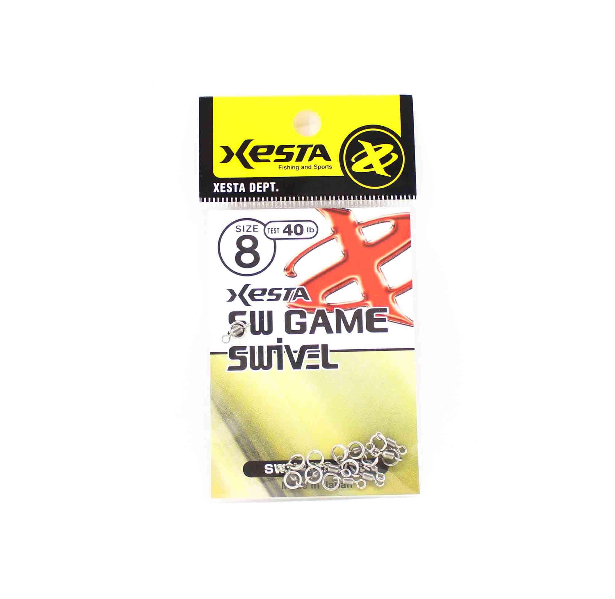 Xesta SW Game Swivel Split Ring Size 8 40lb (8237)