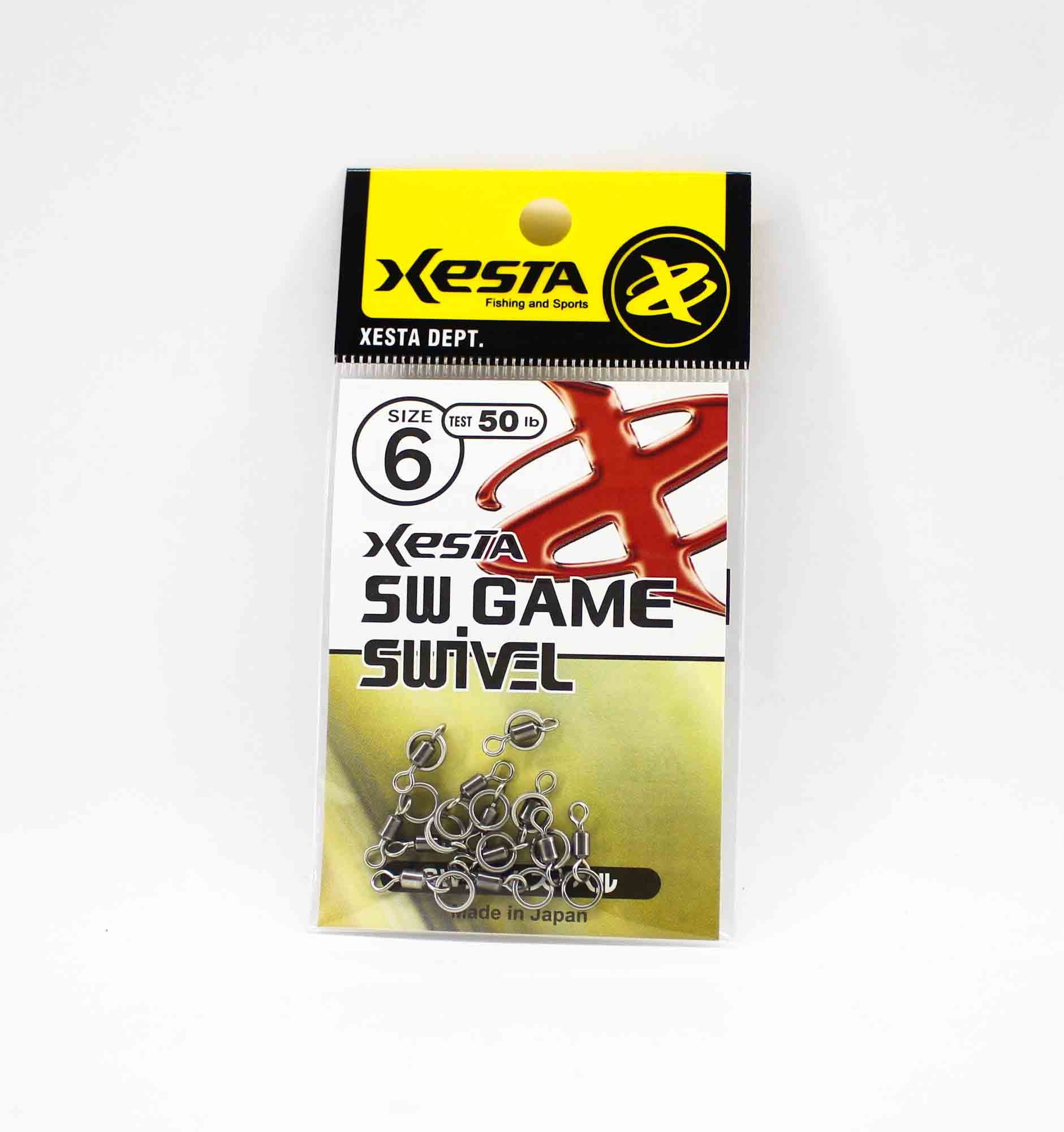 Xesta SW Game Swivel Split Ring Size 6 50lb (8244)