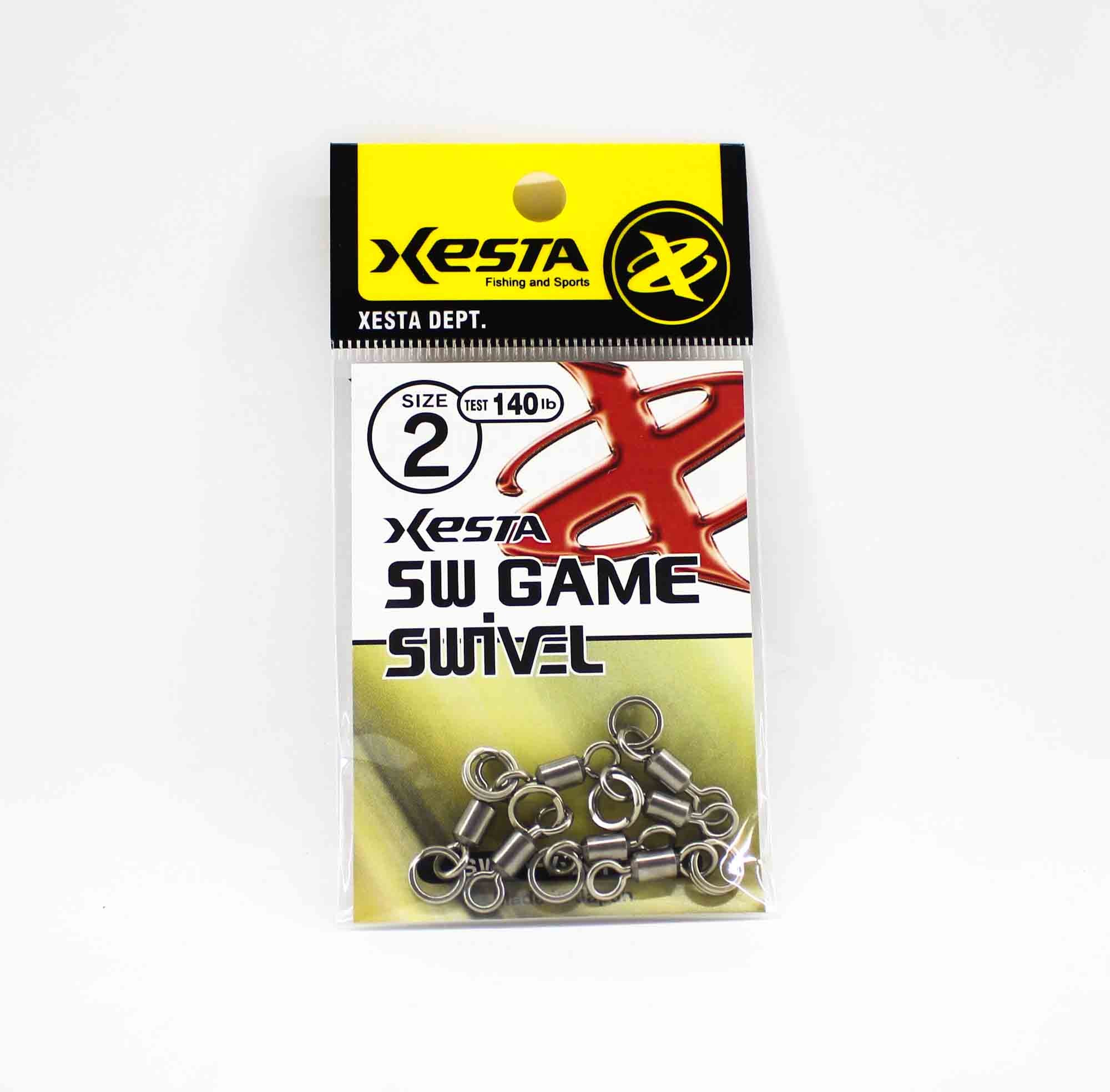 Xesta SW Game Swivel Split Ring Size 2 140lb (8268)