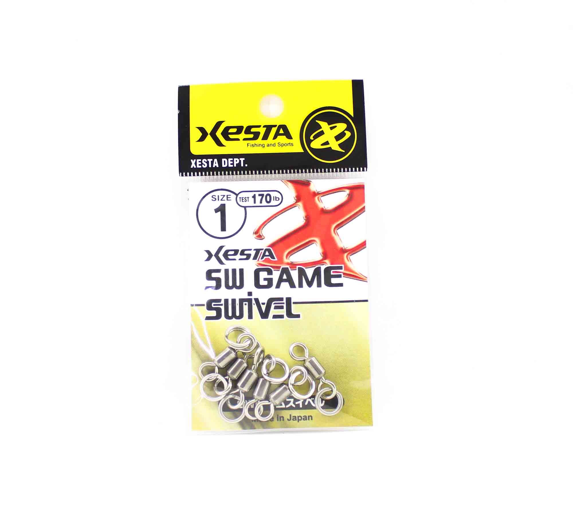 Xesta SW Game Swivel Split Ring Size 1 170lb (8275)